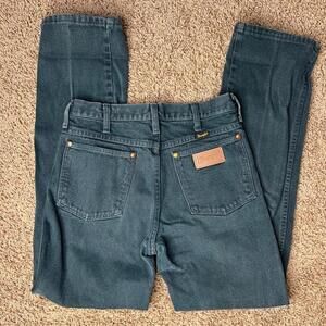 Vintage green wrangler jeans